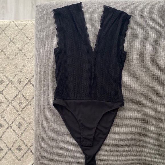Zara Tops Zara Lace Bodysuit Poshmark